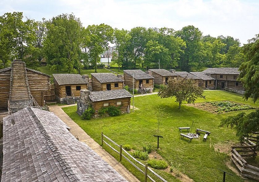Old Fort Harrod State Park, Kentucky, USA